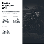 Масло моторное LAVR RIDE SPECIAL 2Т FD 4 л синт. Ln7744