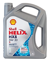 Масло моторное Shell Helix HX8 X 5W-30 4 л синт. 550061565
