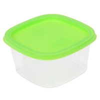 Контейнер пищевой 500 мл BioFresh квадратный, цвет салатовый