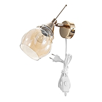 Бра "Авета" Е27 40Вт золото 21х12х18см