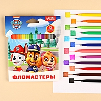 Фломастеры "Щенячий патруль", 12 цветов, вентилируемый колпачок