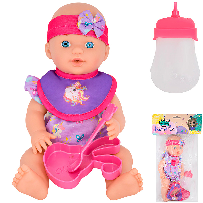 Пупс с аксессуарами Miss Kapriz MK2278K-30A 30 см в пакете