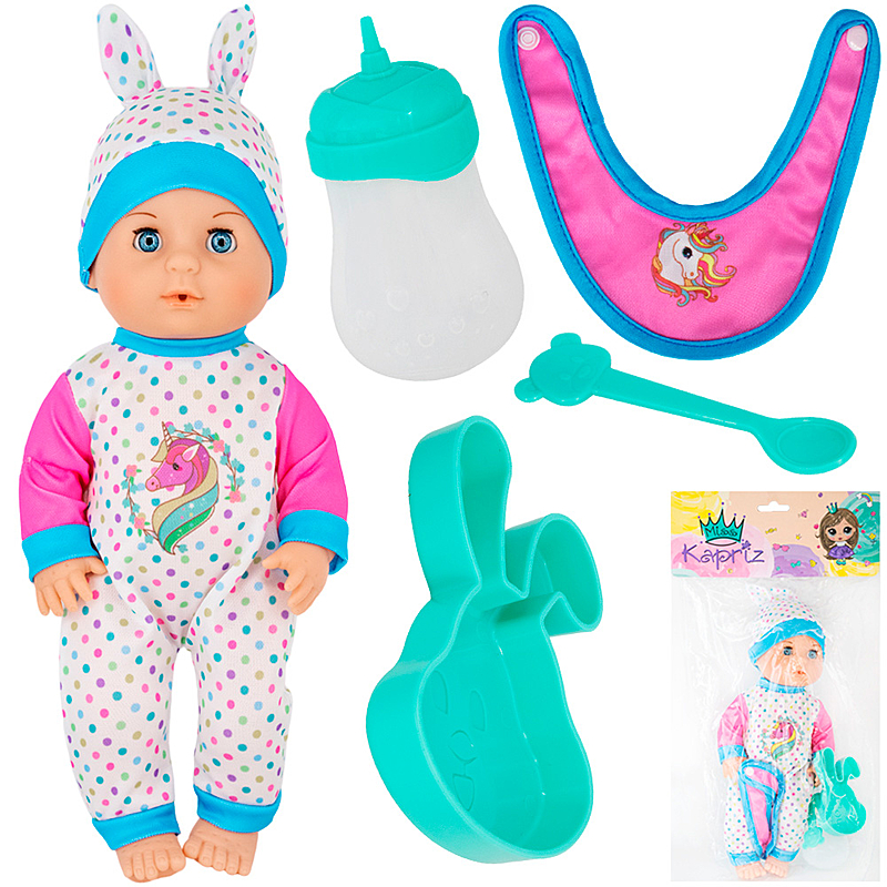 Пупс с аксессуарами Miss Kapriz MK2275K-30A 30 см в пакете