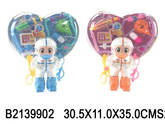 Пупс с набором доктора 2139902 на блистере в ассортименте