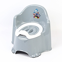 Детский горшок Комфорт, цвет серый