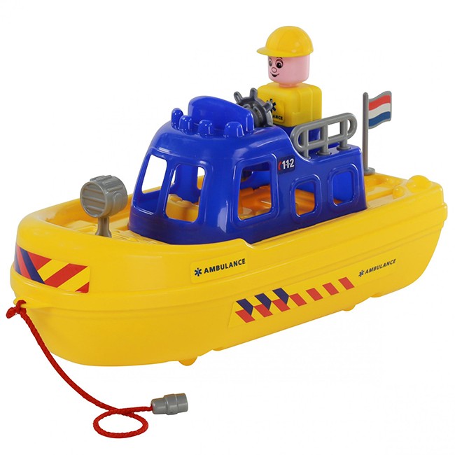 Игрушка Катер скорая помощь Патруль в сеточке 71156