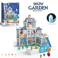 Дом для кукол "Зимний дворец" с куклой, питомцами  с аксессуарами