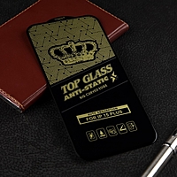 Защитное стекло Eltronic, для iPhone 15+, противоударное, черное