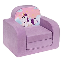 Мягкая игрушка-кресло "Единорог", раскладное КИ-517Ц