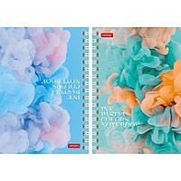 Записная книжка, А6, 80 листов, в клетку, "Нежный флёр", твердая двойная обложка, глянцевая ламинация, блок офсет 65г/м2