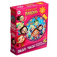 Пазл-часы Сказочный патруль Дружная команда 77 элементов