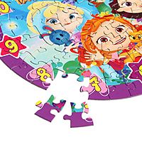 Пазл-часы Сказочный патруль Дружная команда 77 элементов