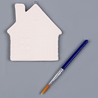 Елочное украшение под раскраску "Избушка", с подвесом   10098798