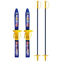 Комплект лыжный детский: лыжи 66 см, палки 75 см