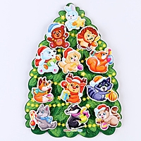 Сортер «Зверята на ёлке», на липах, 117304