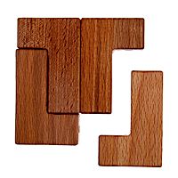 Магнитная головоломка по системе раннего развития Никитина, 4 детали