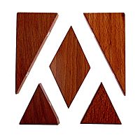 Магнитная головоломка по системе раннего развития Никитина, 5 деталей