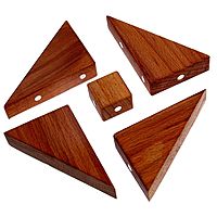 Магнитная головоломка по системе раннего развития Никитина, 5 деталей