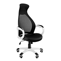 Эргономичное кресло руководителя  YS - 717, белое