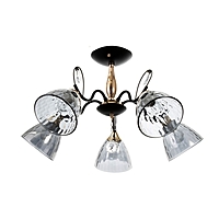 Люстра "Анабель" 5хЕ27 40Вт черный 65х65х33см