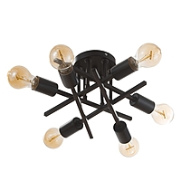 Люстра "Аднес" 6хЕ27 40Вт черный