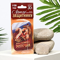 Ароматизатор бумажный «День настоящих мужчин», 8 х 15,3 см