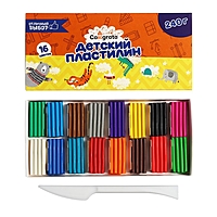 Пластилин 16цв 240 г Calligrata классический
