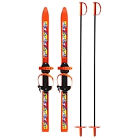 Комплект лыжный детский: лыжи 100 см, палки 100 см