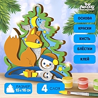 Набор для творчества. Роспись по дереву "Ёлочка"