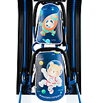 Снегокат Барс 505 Twins Baby Push Галактика для двоих