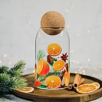 Банка для хранения «Аромат праздника», 800 мл