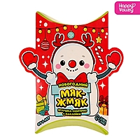 HAPPY VALLEY Игрушка-сюрприз "Новогодний Мяк-жмяк" с наклейками, микс