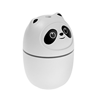 Увлажнитель HM-15 "Панда", ультразвуковой, 0.22 л,2 Вт,  подсветка, USB ( в комп-те), белый