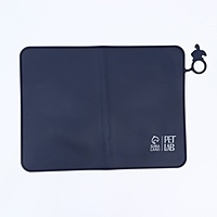 Коврик силиконовый под миску 40х30 см, синий