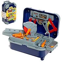 Набор детских инструментов "Чемодан на колесах" цвет МИКС
