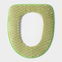 Чехол на сиденье для унитаза на липучках, цвета МИКС