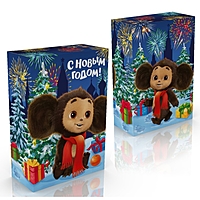 Коробка подарочная "С Новым Годом!", Чебурашка салют, 16х23х7,5