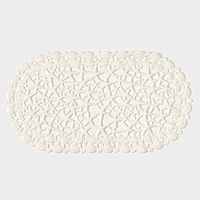 SPA-коврик Доляна "Прибрежье", 38х68 см, цвет белый