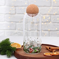 Банка для хранения «Зимние истории», 1000 мл