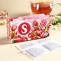 Чай "Поздравляю с 8 марта", 20 шт без ярлыка