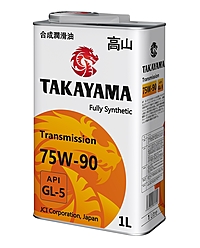 Масло трансмиссионное Takayama 75W-90 GL-5 1 л синт.