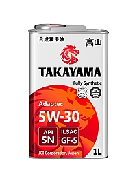 Масло моторное Takayama Adaptec 5W-30 GF-5 SN 1 л cинт.