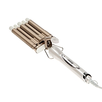 Плойка для волос LuazON LW-06, керамическая, 65 Вт, d=9 mm, 210 °C, белая