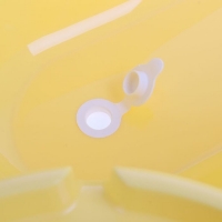 Ванна детская с клапаном для слива воды, цвет жёлтый