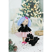 Набор для изготовления текстильной игрушки "Девочка-дракончик" рост 15 см