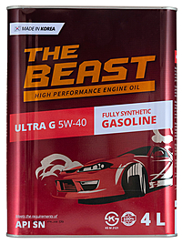 Масло моторное THE BEAST Ultra G 5W-40 4 л синт.