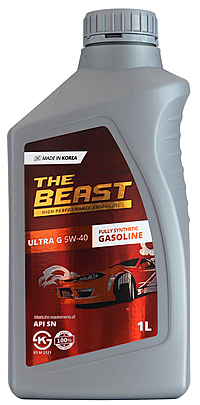 Масло моторное THE BEAST Ultra G 5W-40 1 л синт.