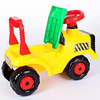 Толокар-машинка «Трактор», цвет жёлтый