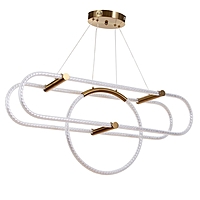 Люстра "Велли" 3хLED 117Вт 4000К золото 90х20х90 см