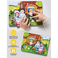 Пазл Колобок деревянный